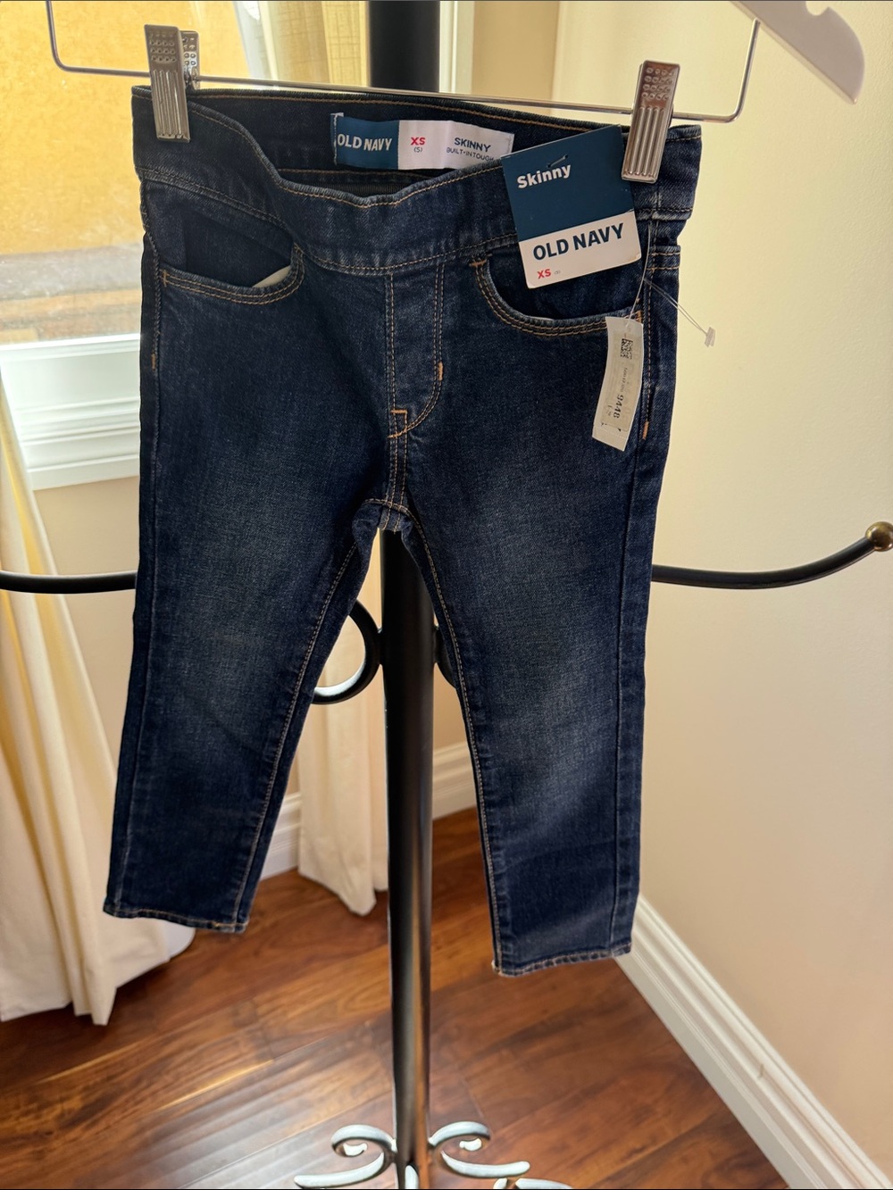 Old Navy Skinny Jeans - Built in Tough Dark Indigo Girls Size XS 5 New
